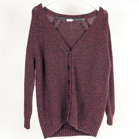 Filippa K Marled Burgundy Cardigan - Picture 1 of 7